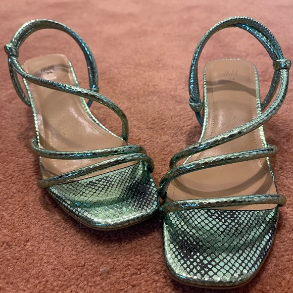 H&M Green Block Heel - Picture 4 of 5